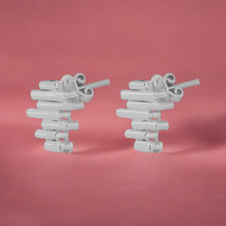 Asymmetrical Line Chic Stud Earrings