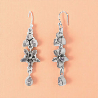 Delicate Studded Leaf Flower Hanging