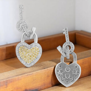 Key and studded lock