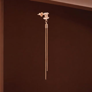 Dual Chain Drop Earrings