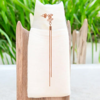 Dual Chain Drop Earrings