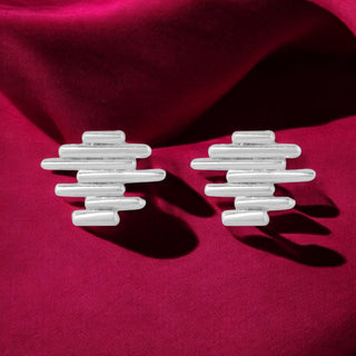 Asymmetrical Line Chic Stud Earrings