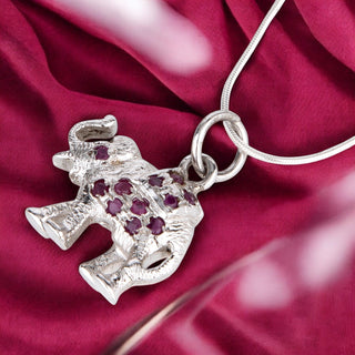 Pink Elephant Pendant
