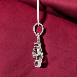 Maroon Bloom Pendant