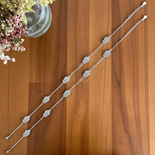 Studded Amorphous Stations With Interlinking Chains