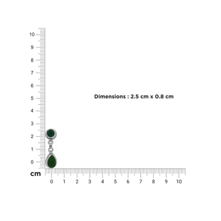 Emerald Elegance Drop Earrings