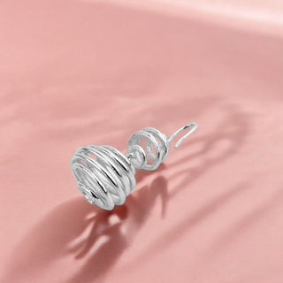 Spiral Twist Hanger Earrings