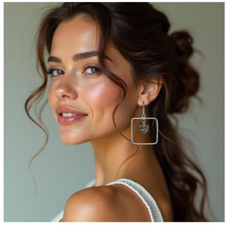 ⁠Round Planet in a Square Cosmos Hangings
