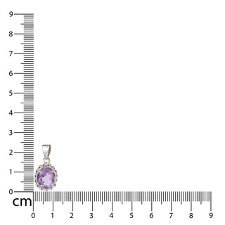 Lavender Oval Pendant