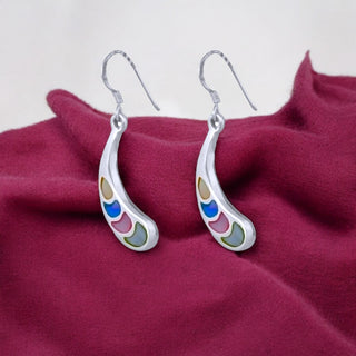 ⁠Multi Coloured Inward Curve Hangings